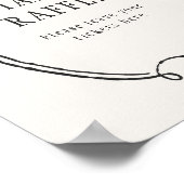 Ein kleines Boot Halloween Baby Duschdusche Windel Poster (Ecke)