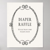 Ein kleines Boot Halloween Baby Duschdusche Windel Poster (Vorne)