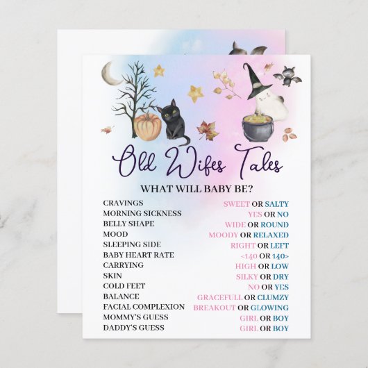 Ein kleines Boot ist fast fällig Old Wifes Tales S (Vorne/Hinten)