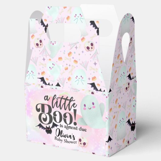 Ein kleines Bub ist fast fällig Geschenkschachtel (Geöffnet)