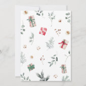 Ein kleines Bündel Joy Weihnachtsdusche Einladung (Rückseite)