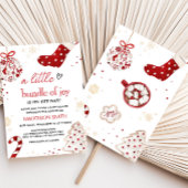 Ein kleines Bündel Joy Weihnachtsdusche Einladung