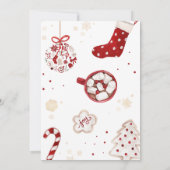 Ein kleines Bündel Joy Weihnachtsdusche Einladung (Rückseite)