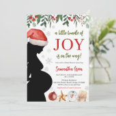Ein kleines Bündel Joy Weihnachtsdusche Einladung (Stehend Vorderseite)