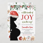Ein kleines Bündel Joy Weihnachtsdusche Einladung (Vorne/Hinten)