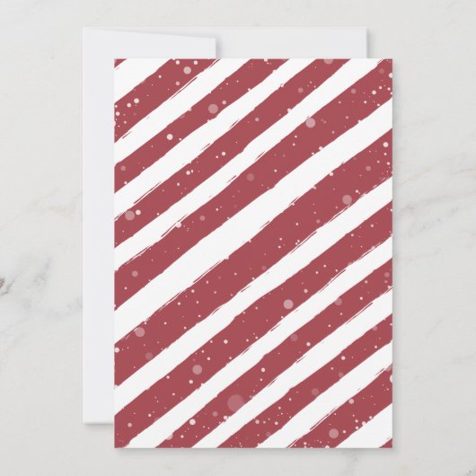 Ein kleines Bündel von Freude! Weihnachtsdusche Einladung (Rückseite)