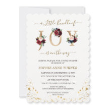 Ein kleines Bündel von Joy Burgundy Blumendusche