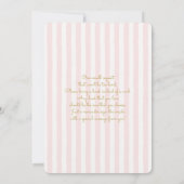 Ein kleines Butterfly-Baby-Duschmädchen Einladung (Rückseite)