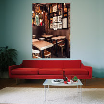 Ein kleines Café | AI Art Poster