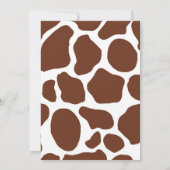 Ein kleines Cowboy-Baby-Dusche-Party Einladung (Rückseite)