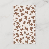 Ein kleines Cowboy Baby Shower Books for Baby Begleitkarte (Rückseite)