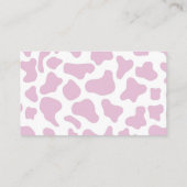 Ein kleines Cowgirl Rodeo Babyduschbücher für Baby Begleitkarte (Rückseite)