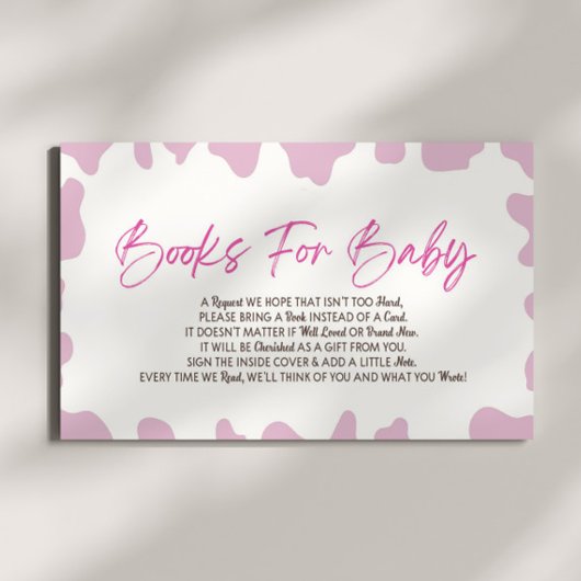 Ein kleines Cowgirl Rodeo Babyduschbücher für Baby Begleitkarte