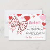 Ein kleines Dankeschön an Ihre Baby Duschkarte (Vorderseite)