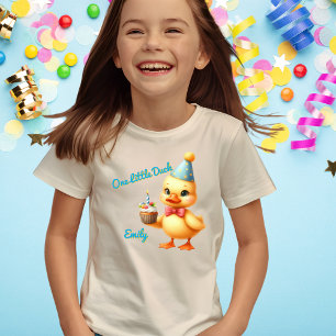 Ein kleines Duck-Niedliche Geburtstag-Geschenk Baby T-shirt
