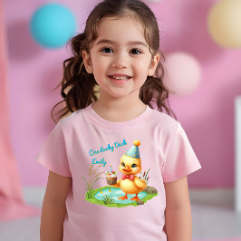 Ein kleines Duck-Niedliche Geburtstag-Geschenk Baby T-shirt