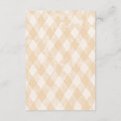 Ein kleines Duckling-Baby-Duschdiapper-Raffle Begleitkarte (Rückseite)