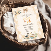 Ein kleines Duckling-Baby-Duschdiapper-Raffle
