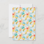 Ein kleines Duckling ist auf dem Weg zur Einladung (Rückseite)