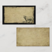 Ein kleines einziges Schaf Prim Geschäfts-Karten Visitenkarte (Vorne/Hinten)