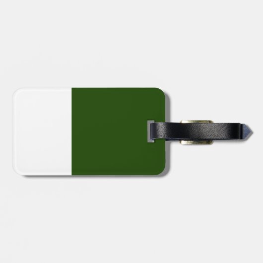 Ein kleines Entlein Gepäckanhänger (Rückseite horizontal)