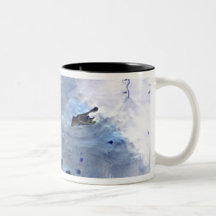 Ein kleines Feld von Gletschereinfassungen Zweifarbige Tasse