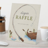 Ein kleines Fischerman Watercolor Script Diaper Ra Sockelschild (In Situ)