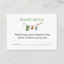 Ein kleines Fisherman Baby Diaper Raffle