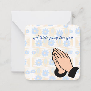 Ein kleines Gebet für dich Mitteilungskarte