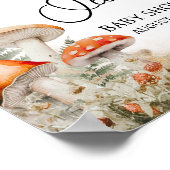 Ein kleines, gemütliches Pilzzimmer Poster (Ecke)