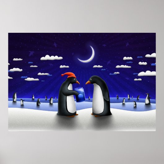 Ein kleines Geschenk zu Weihnachten Poster (Vorne)