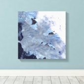 Ein kleines Gletscherfeld umgibt Baffin Bay Leinwanddruck (Insitu (Holzboden))