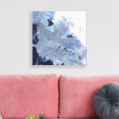Ein kleines Gletscherfeld umgibt Baffin Bay Leinwanddruck (Insitu (Wohnzimmer))