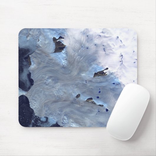 Ein kleines Gletscherfeld umgibt Baffin Bay Mousepad (Mit Mouse)