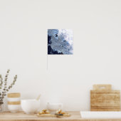 Ein kleines Gletscherfeld umgibt Baffin Bay Poster (Küche)