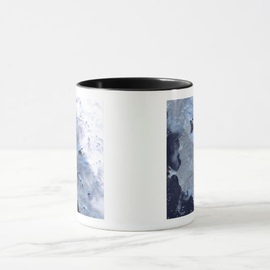 Ein kleines Gletscherfeld umgibt Baffin Bay Tasse (Zentrum)