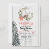 Ein kleines Hirsch ist fast hier Babydusche Einladung (Vorderseite)