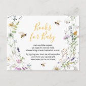 Ein kleines Honey Bee Baby Duschbücher für Baby Postkarte (Vorderseite)