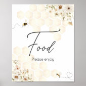 Ein kleines Honey Bee Baby Duschnahrung Poster (Vorne)