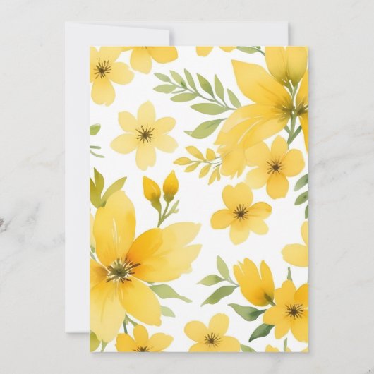 Ein kleines Honig 1. Geburtstag Einladung (Rückseite)