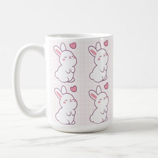 Ein kleines Kaninchen aus Gefühlen Kaffeetasse (Links)