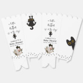 Ein kleines Kätzchen ist auf dem Weg zur Niedliche Geschenkschachtel (Ungeklappt)