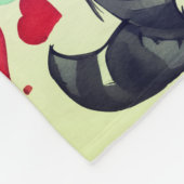 Ein kleines Katzenliebe-Flanelldecke Fleecedecke (Ecke)