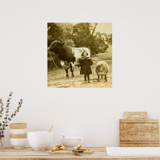 Ein kleines Kind wird sie führen Poster (Küche)