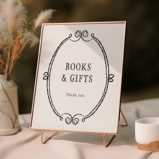 Ein kleines Kindermädchen Kinderdusche Bücher und  Poster