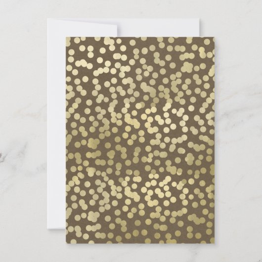 Ein kleines Kürbis Fall Rustikales Gold Baby Dusch Einladung (Rückseite)