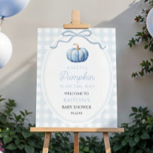 Ein Kleines Kürbis Herbst Baby Shower Willkommenss