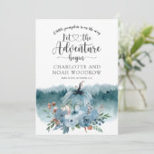 Ein kleines Kürbisabenteuer beginnt die Schwangers Ankündigung (Stehend Vorderseite)