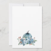 Ein kleines Kürbisabenteuer beginnt die Schwangers Ankündigung (Rückseite)