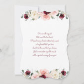 Ein kleines Kürbisfallen Babydusche Einladung (Rückseite)